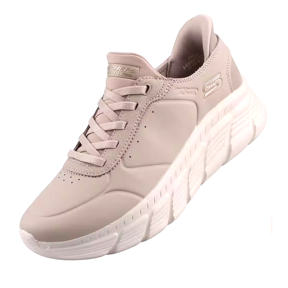 Pantofi sport slip-ins femei Skechers Bobs B Flex Hi taupe 1962DP117394TA