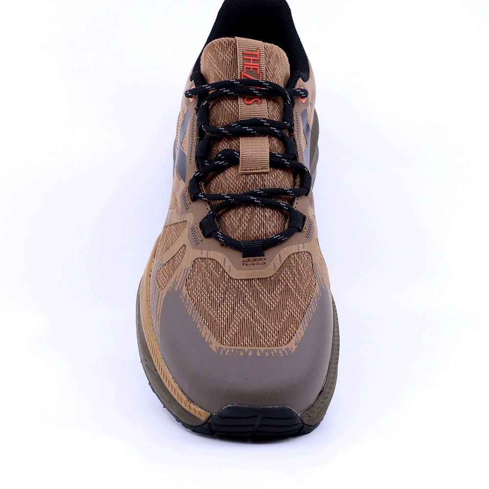 Sneakers bărbați Thezeus maro  din material textil  2491BPS30135M