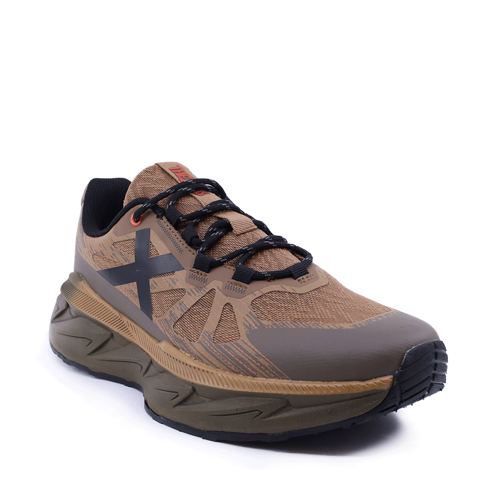 Sneakers bărbați Solo Donna maro  din material textil  2491BPS30135M