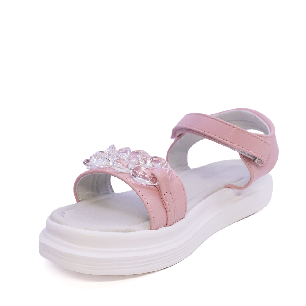 Benvenuti pink girls sandals with decorative accessory 2579FS2310RO