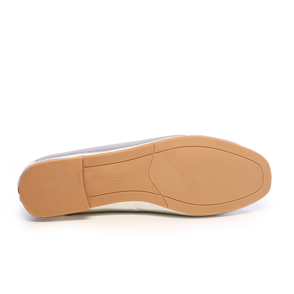 Balerini cu accesoriu deco femei Solo Donna argintii  1169DB4100AG