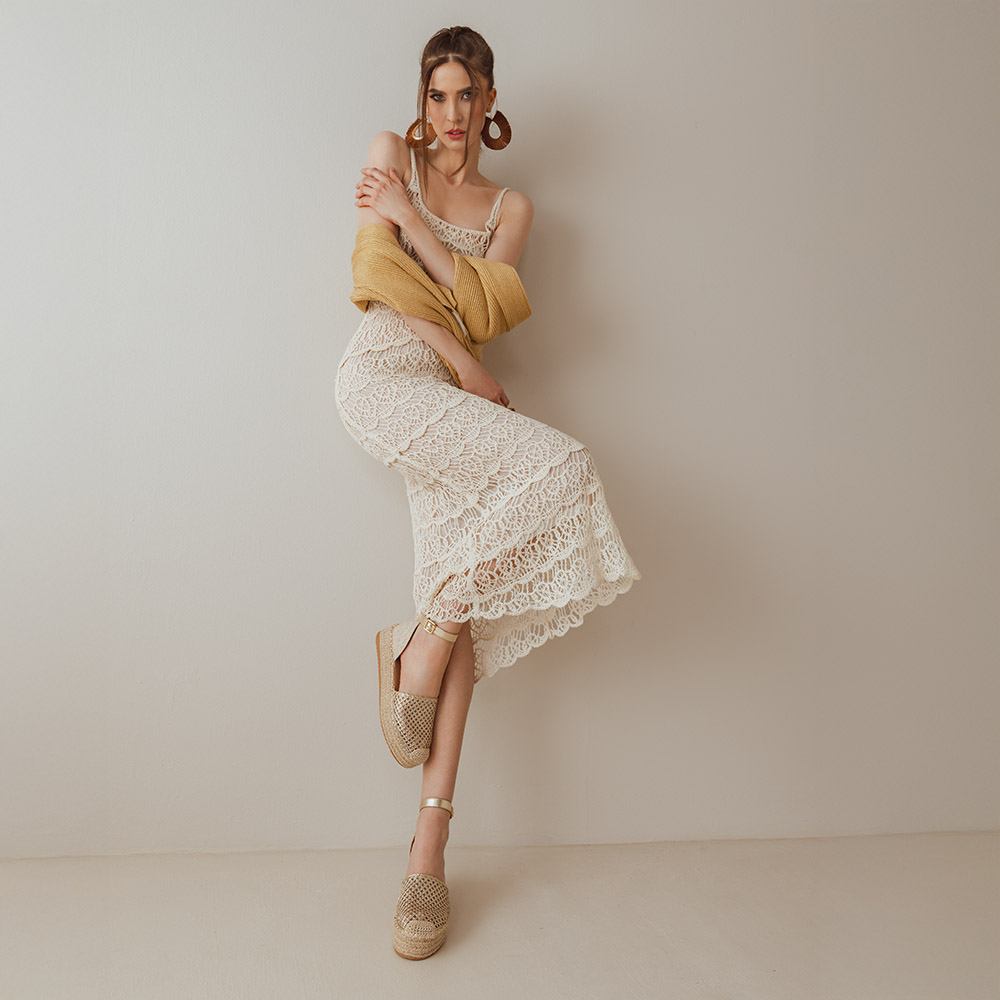 Espadrile femei Solo Donna aurii 2541DE4582AU - imagine 2