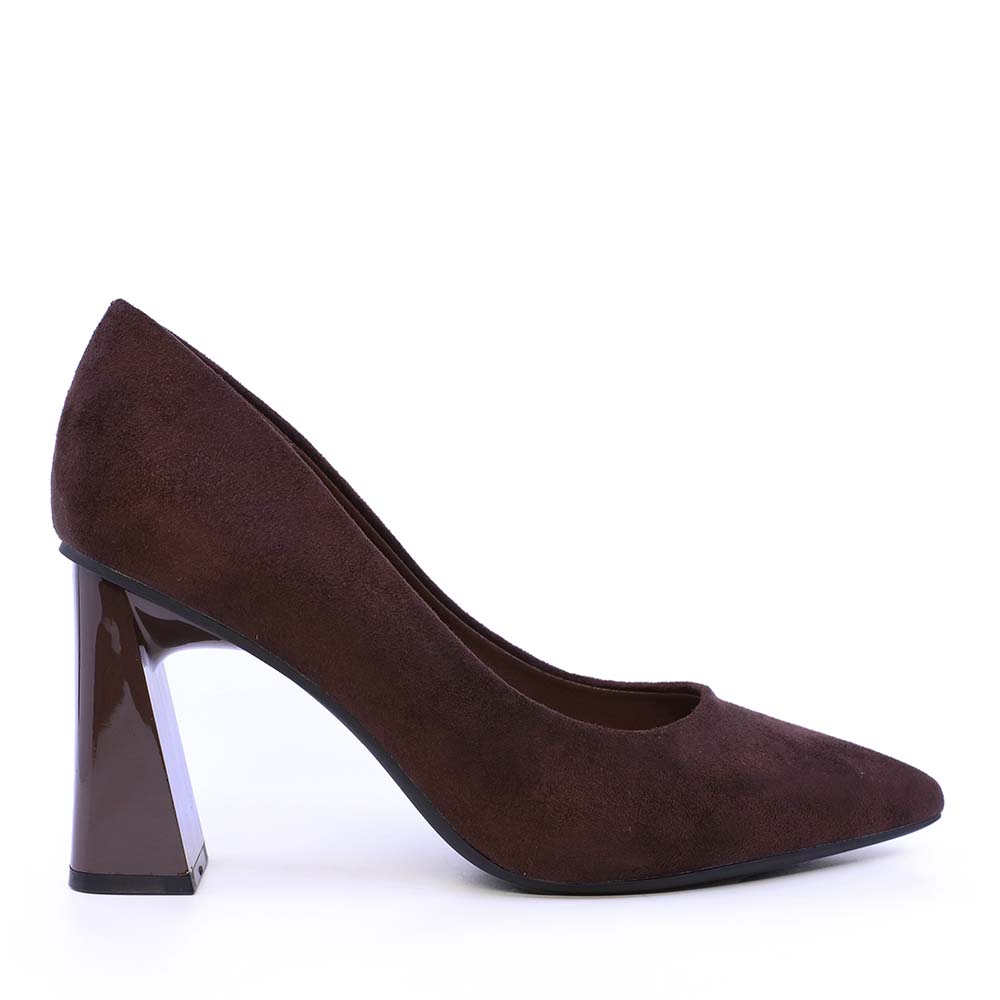 Pantofi cu toc conic femei Solo Donna maro 1162DP2511VM