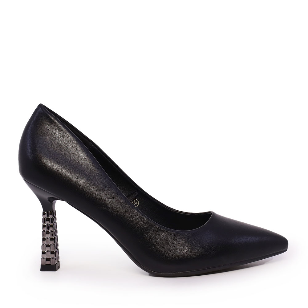 Pantofi cu toc înalt femei Solo Donna negri 1160DP1010N