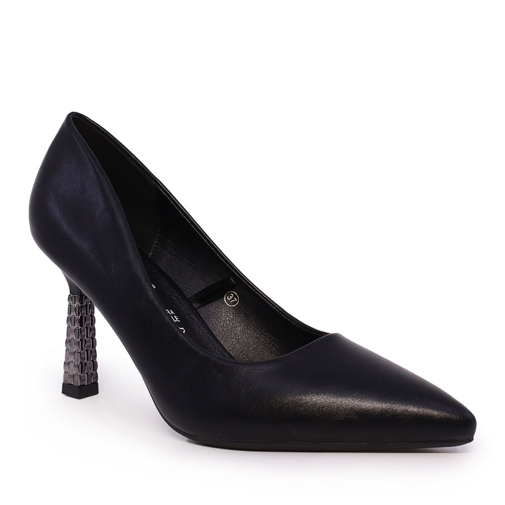 Pantofi cu toc înalt femei Solo Donna negri 1160DP1010N - 1 | YEO