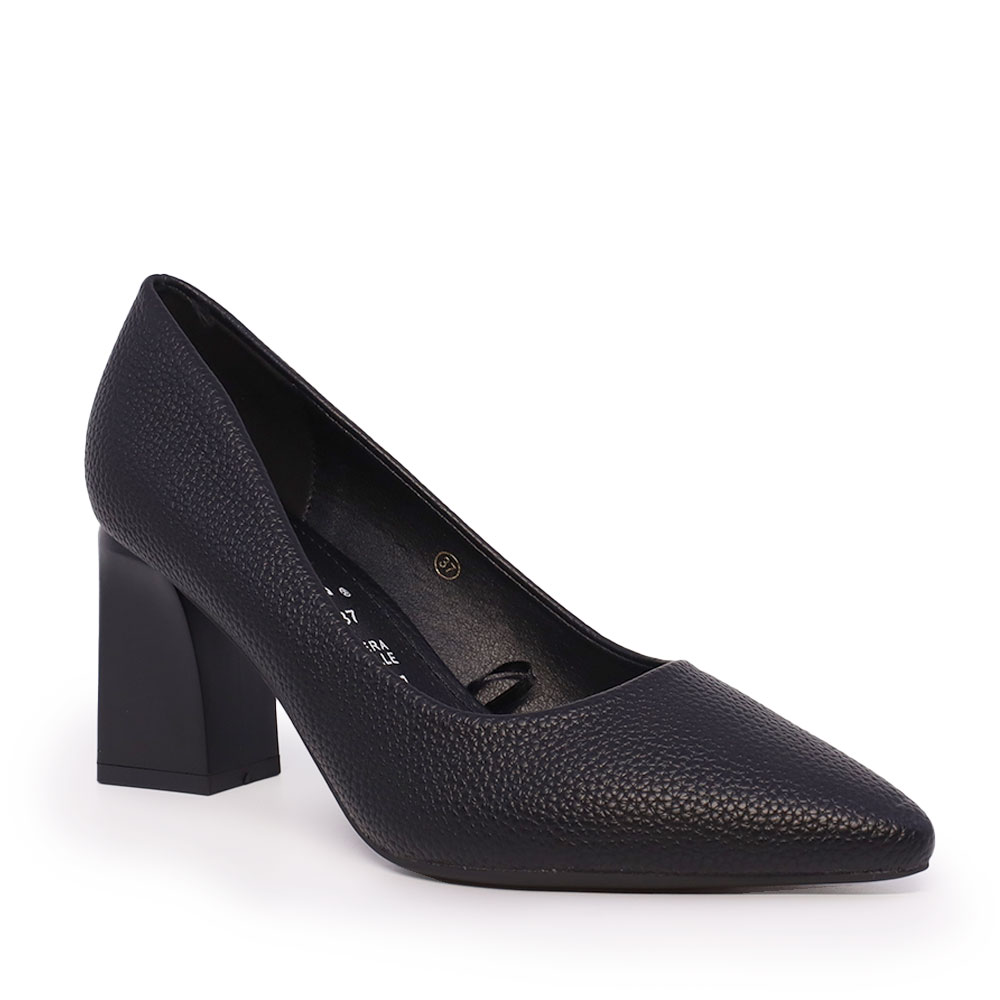 Pantofi cu toc mediu femei Solo Donna negri 1160dp1510n - 1 | YEO