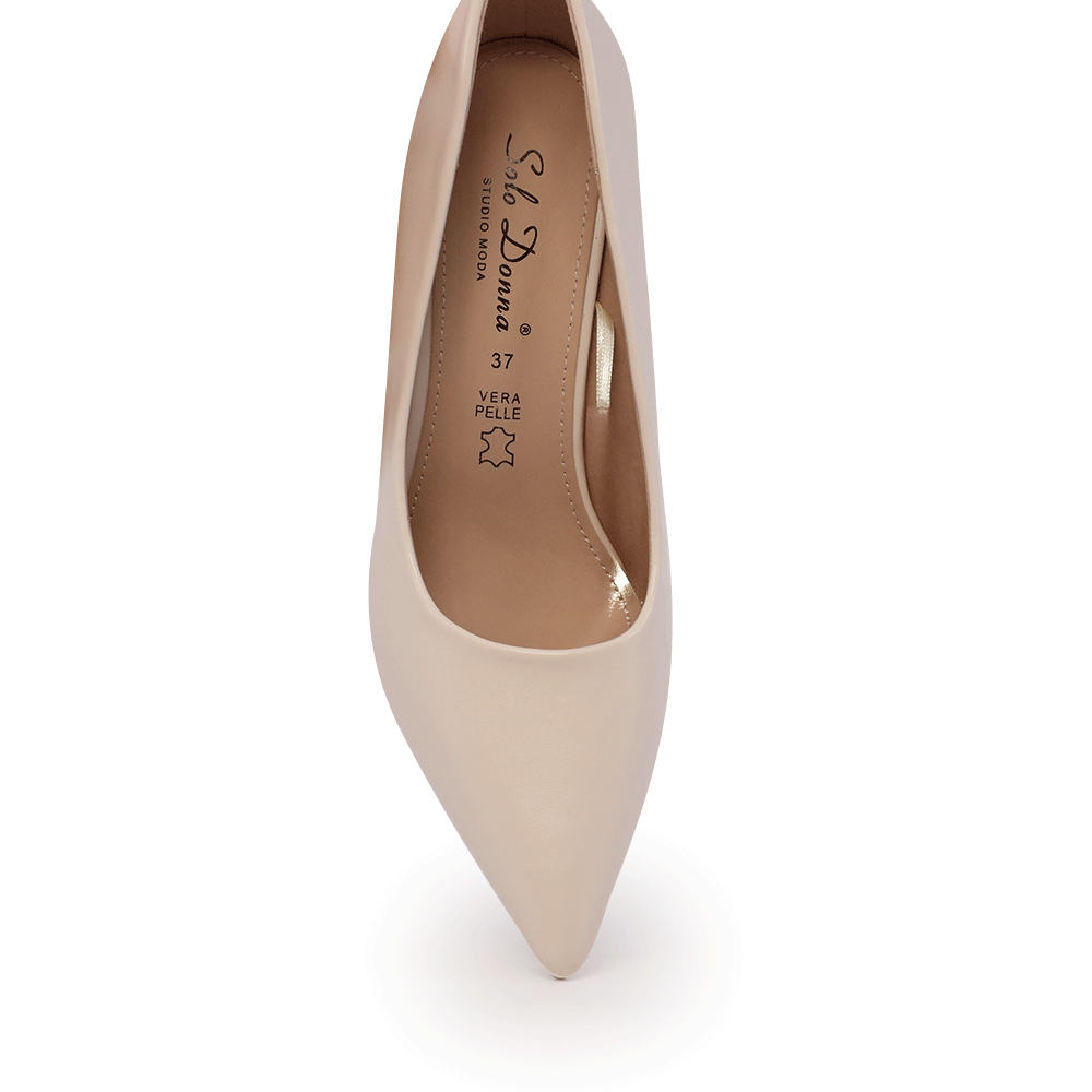 Pantofi stiletto femei Solo Donna bej 1161DP1610BE