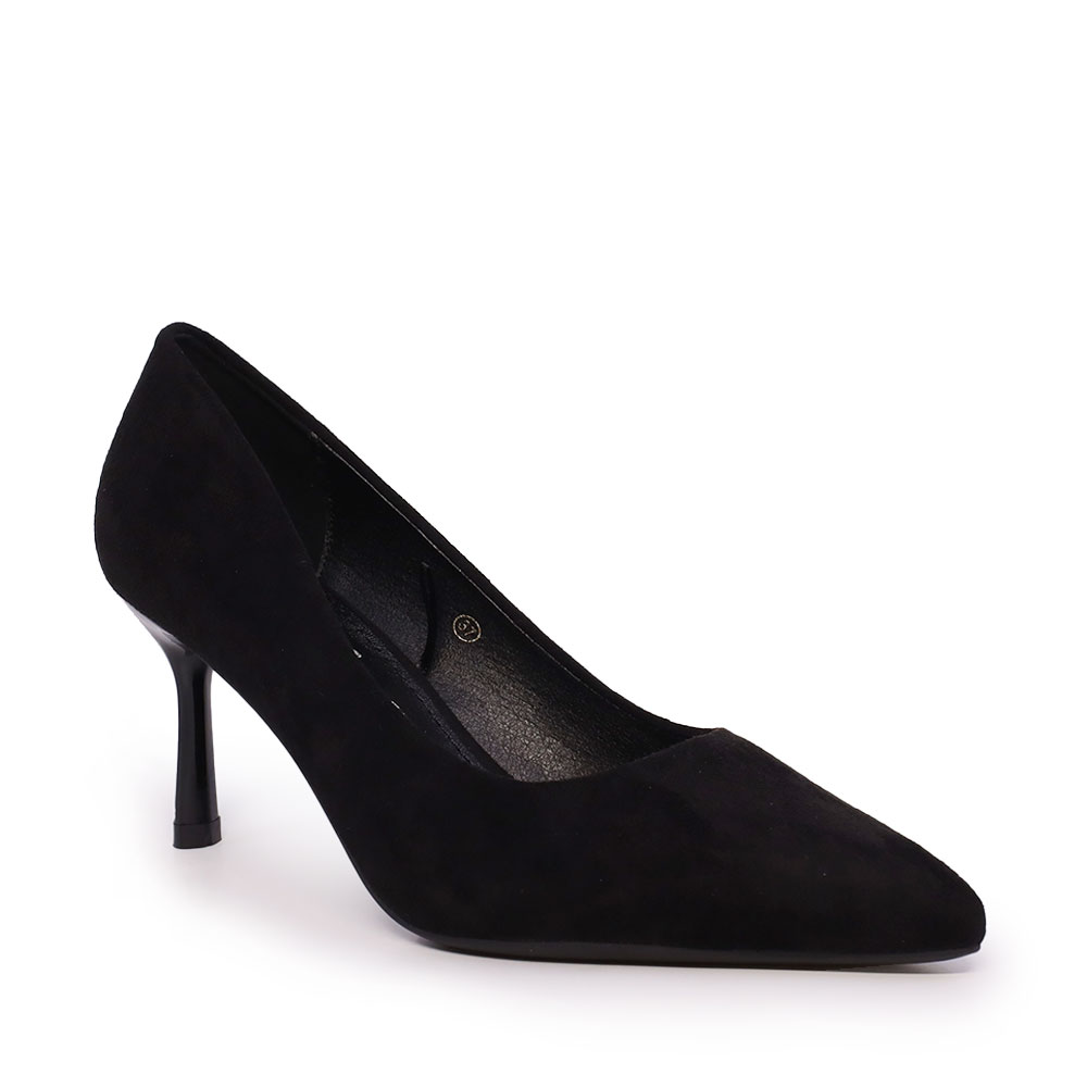 Pantofi stiletto femei Solo Donna negri cu toc decorat 1160DP1410VN - 1 | YEO