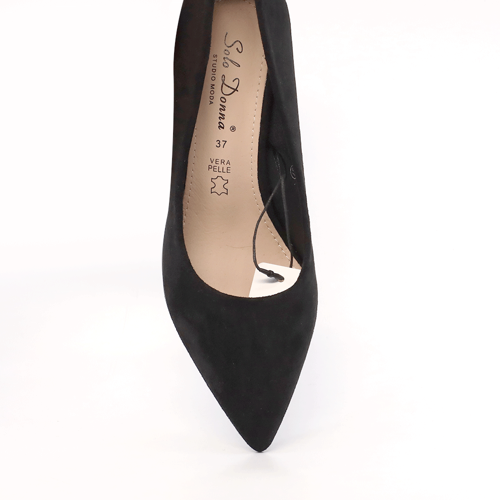 Pantofi stiletto femei Solo Donna negru 1161DP3710VN