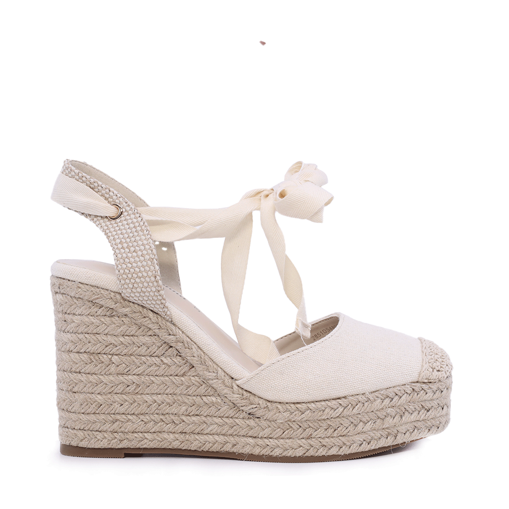 Espadrile femei Solo Donna bej cu platformă  2851DS4800BE