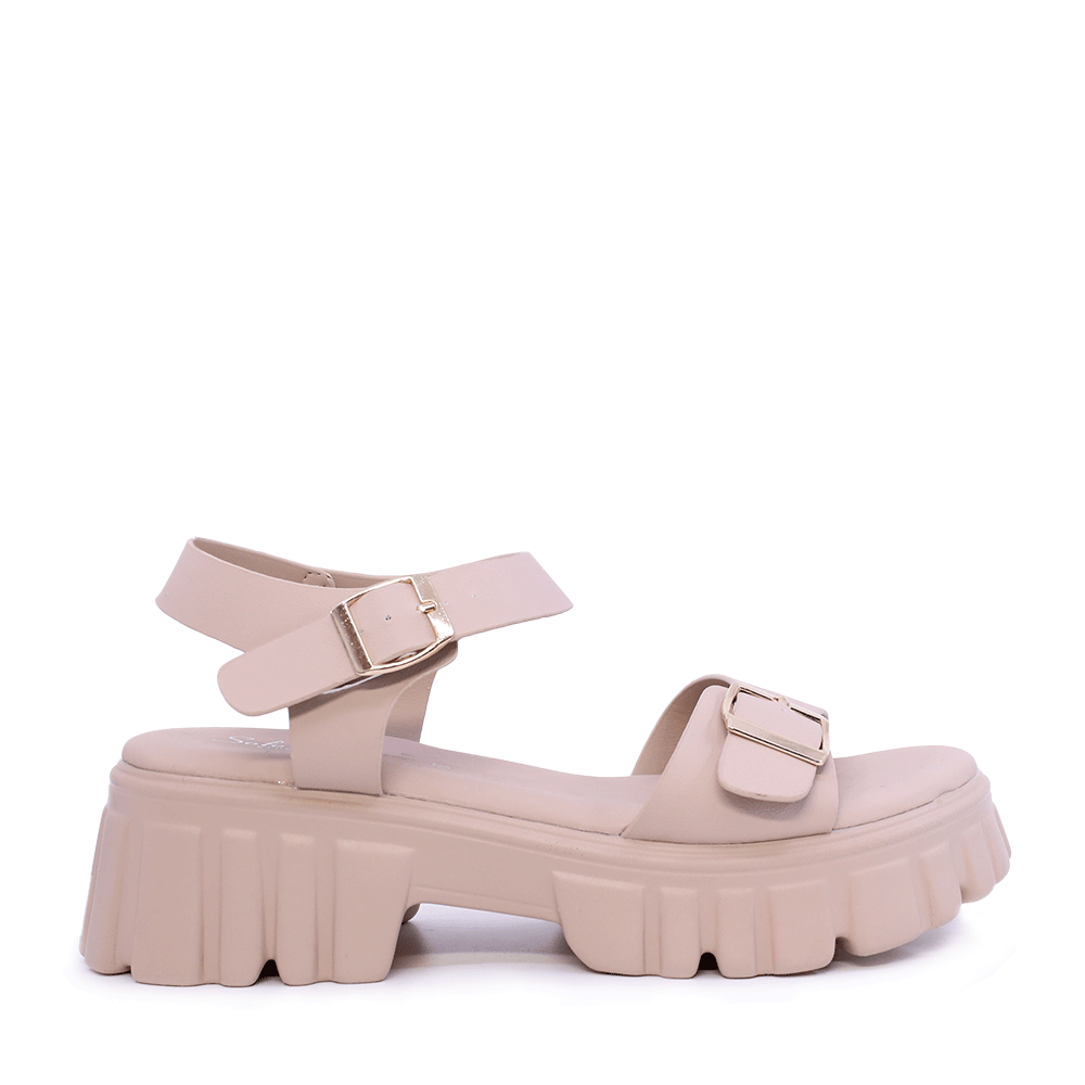 Sandale chunky  femei Solo Donna nude   2851DS2992NU