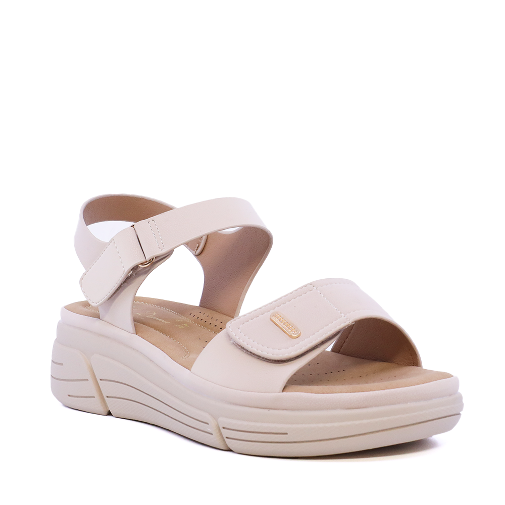 Sandale cu barete reglabile femei Solo Donna bej 2741DS7672BE - imagine 2