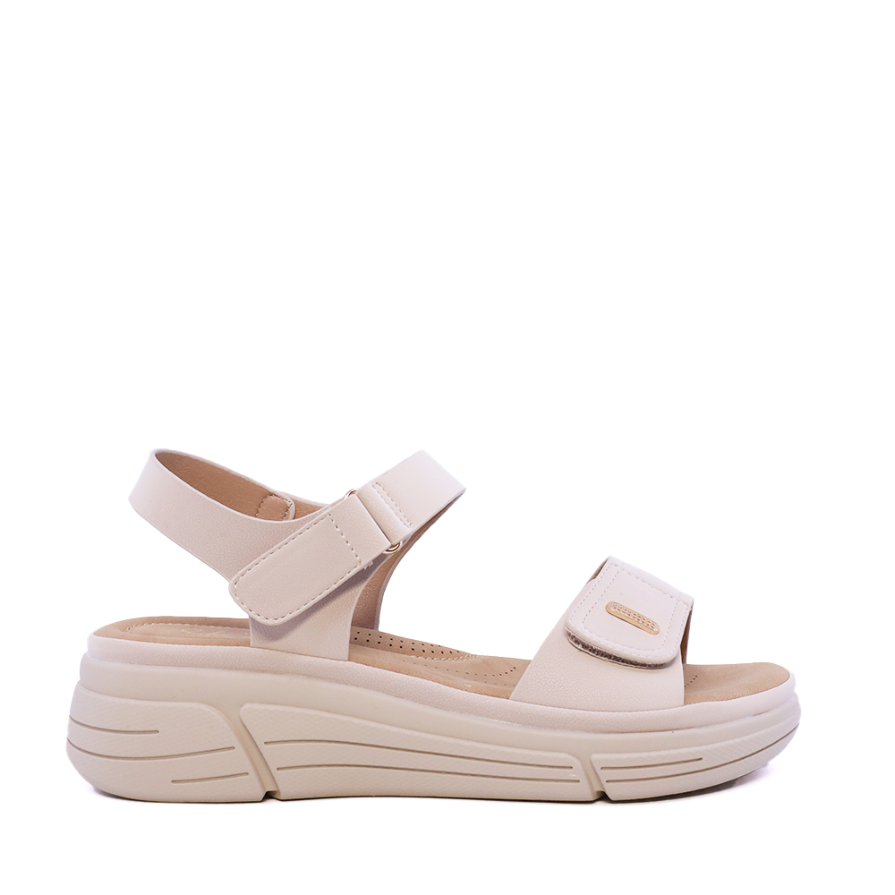 Sandale cu barete reglabile femei Solo Donna bej 2741DS7672BE