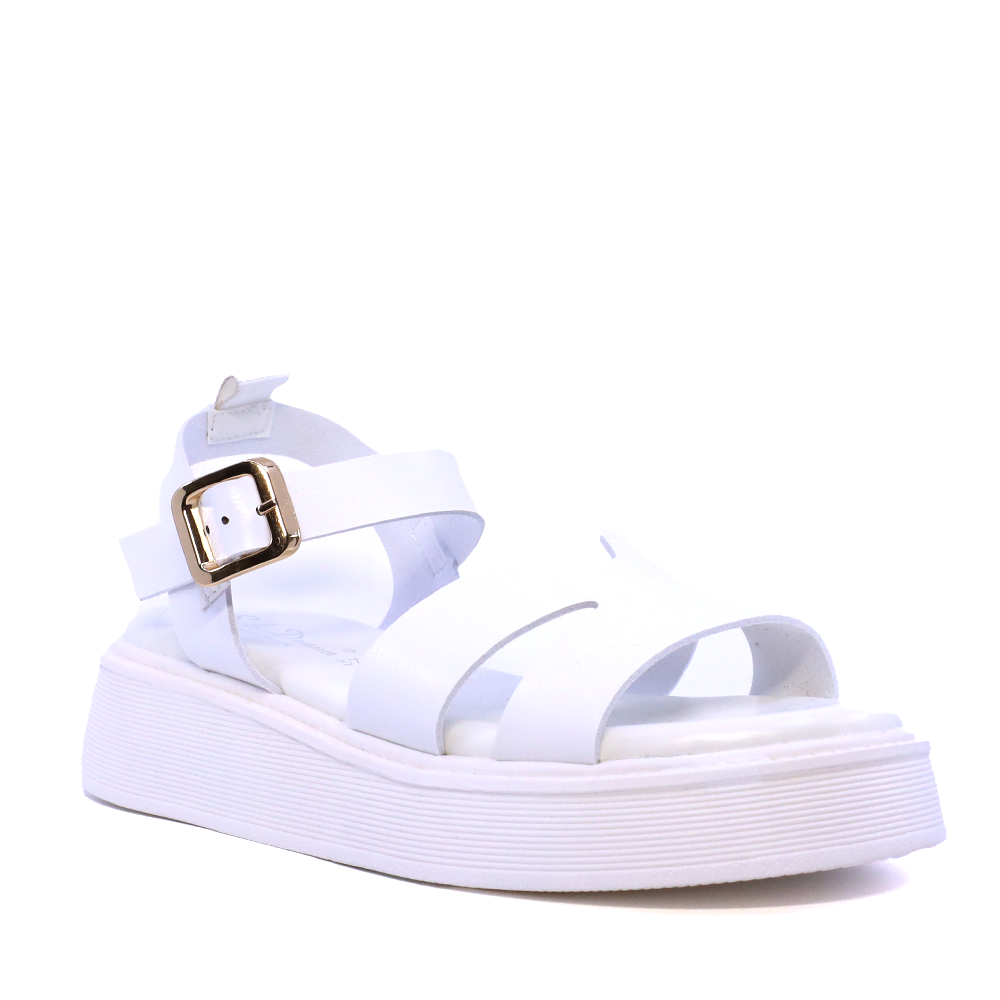 Sandale femei Solo Donna albe 2741DS5993A - imagine 2