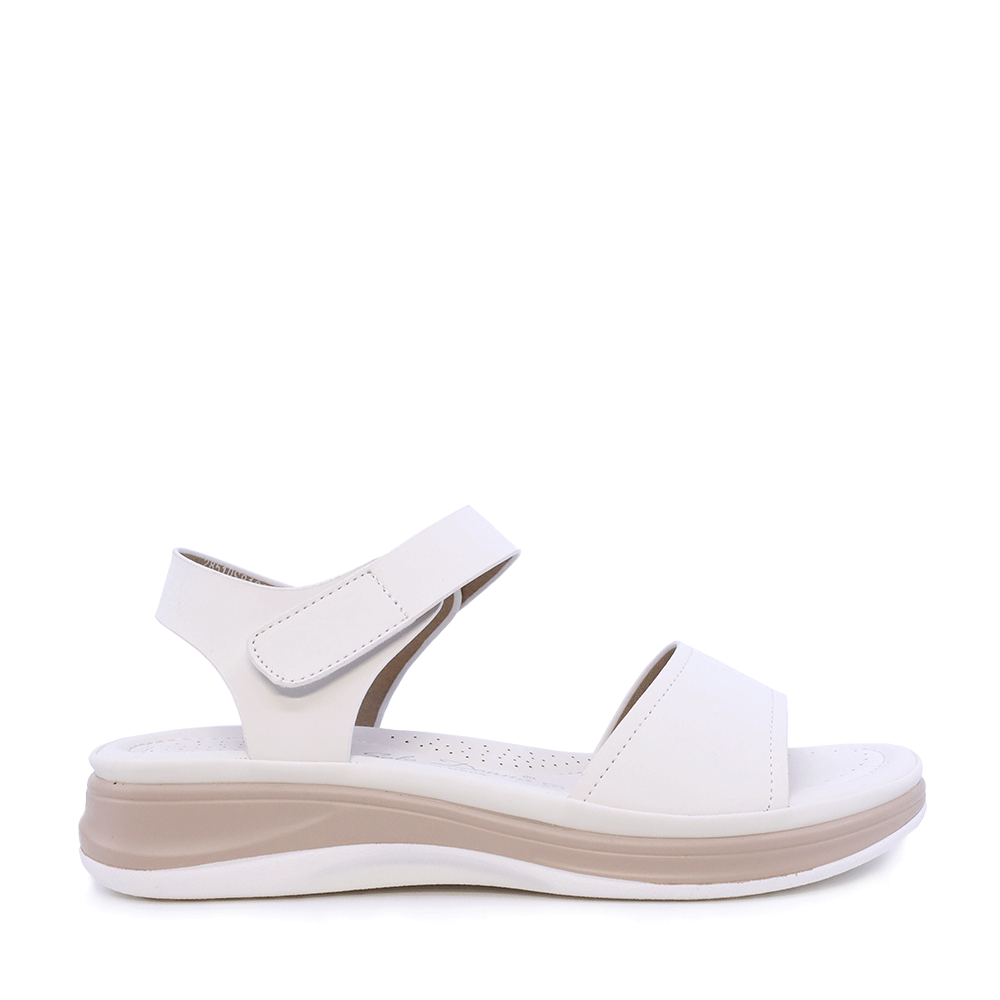 Sandale femei Solo Donna albe   2851DS8129A