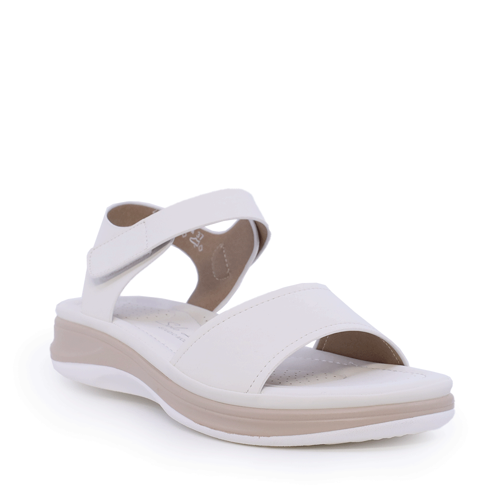 Sandale femei Solo Donna albe   2851DS8129A