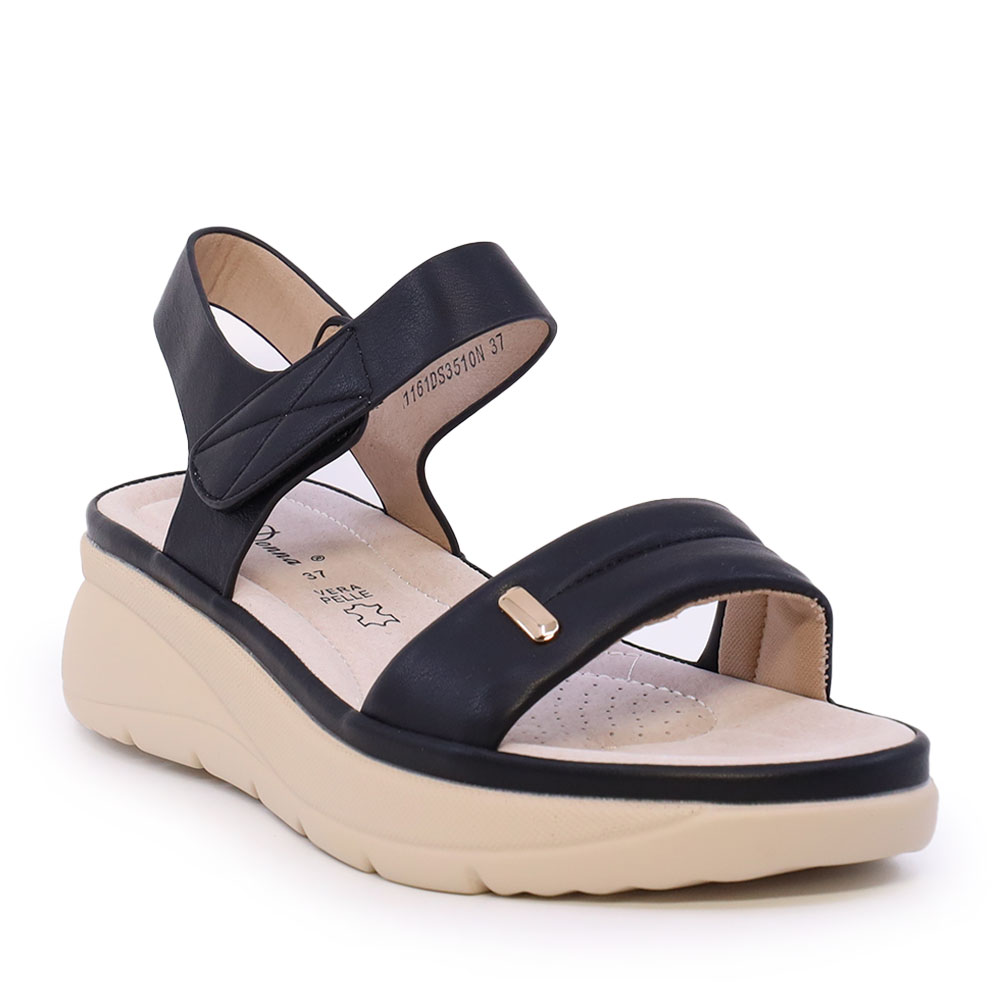 Sandale femei Solo Donna negre 1161DS35100N - imagine 2