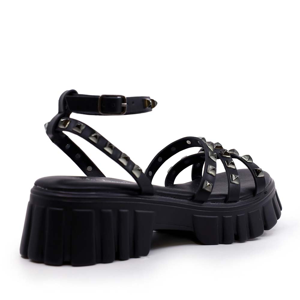 Sandale femei Solo Donna negre cu accesorii 2859DS23061N