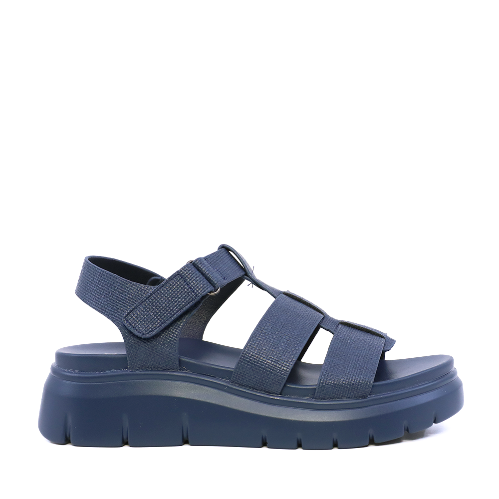 Sandale mini platformă femei Solo Donna bleumarin   2741ds8549bl