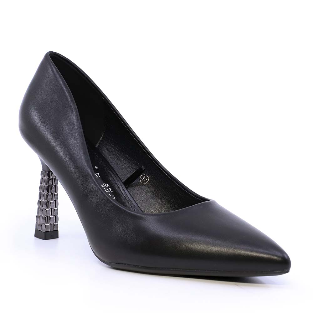 Pantofi stiletto femei Solo Donna negri 1162DP2561N