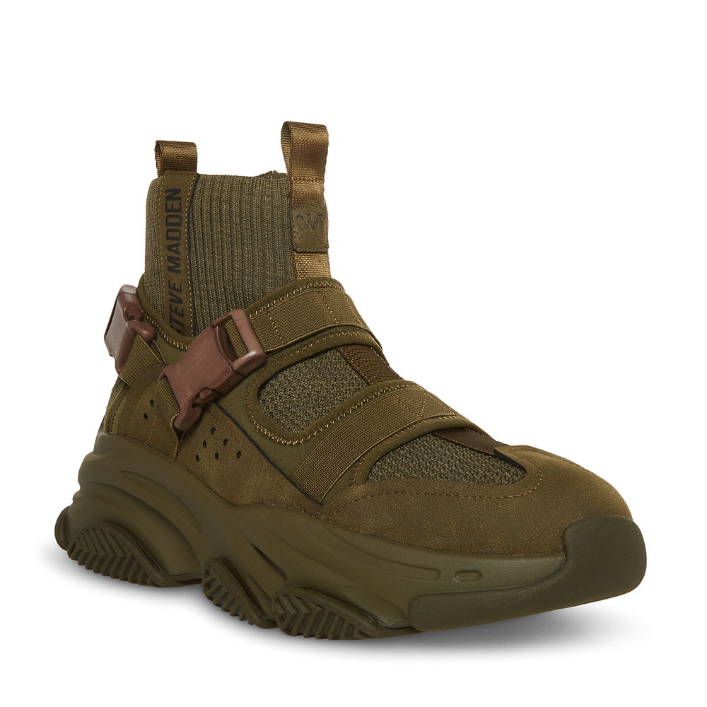 Sneakers high top bărbați Steve Madden PORTENT kaki 1476BGPORTENTKA - 1 | YEO