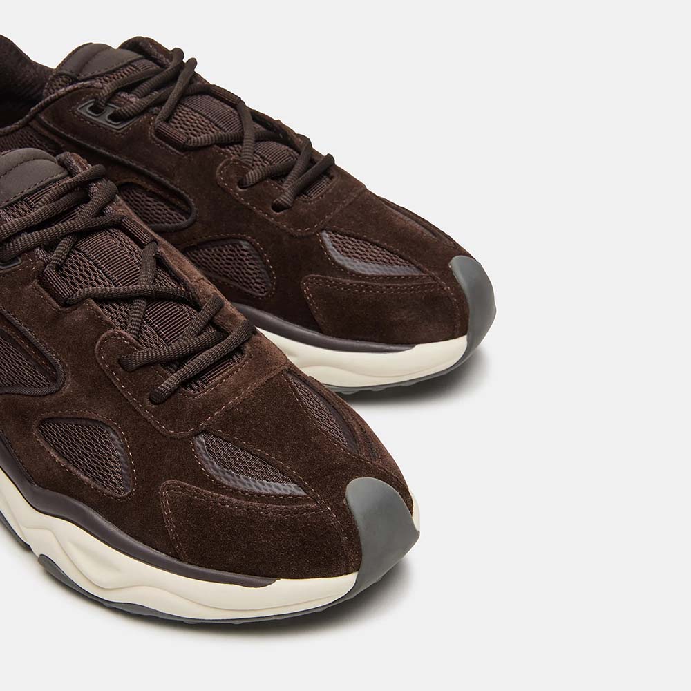 Sneakers bărbați Steve Madden Serpent maro 1472BPSerpentVM