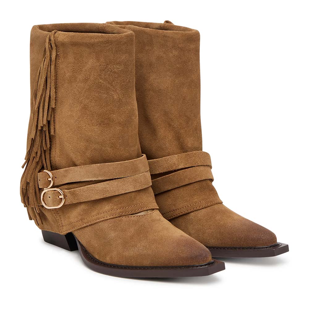 Ghete tip ciocată femei Steve Madden maro din piele 1462DCHadlyVM