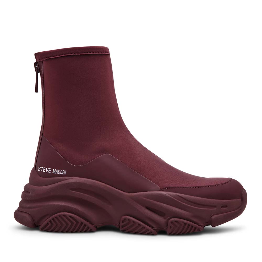 Sneakers high top femei Steve Madden Vrooms bordo 1460DGSVROOMSBO