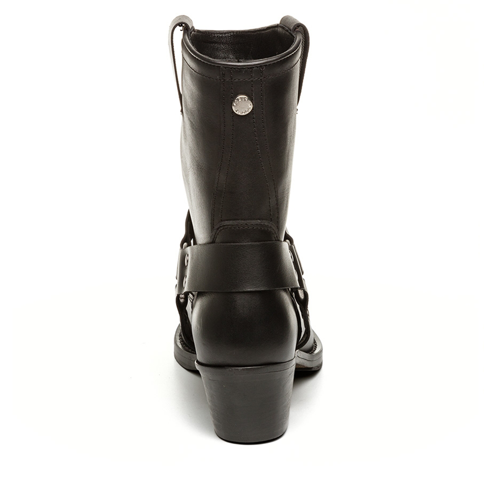 Ghete western femei Steve Madden Quintana negre din piele  1468DGQUINTANAN