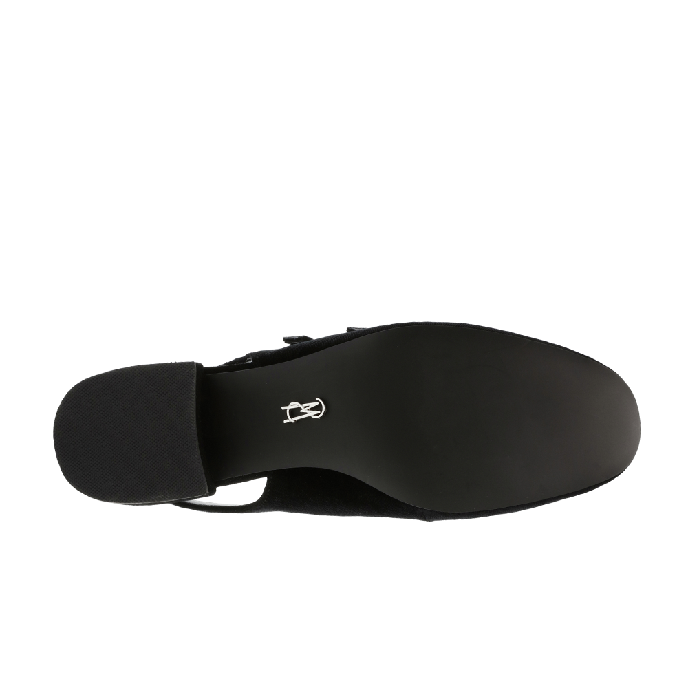 Pantofi decupați femei Steve Madden Cityview negri din catifea 1468DDCITYVIEWVN