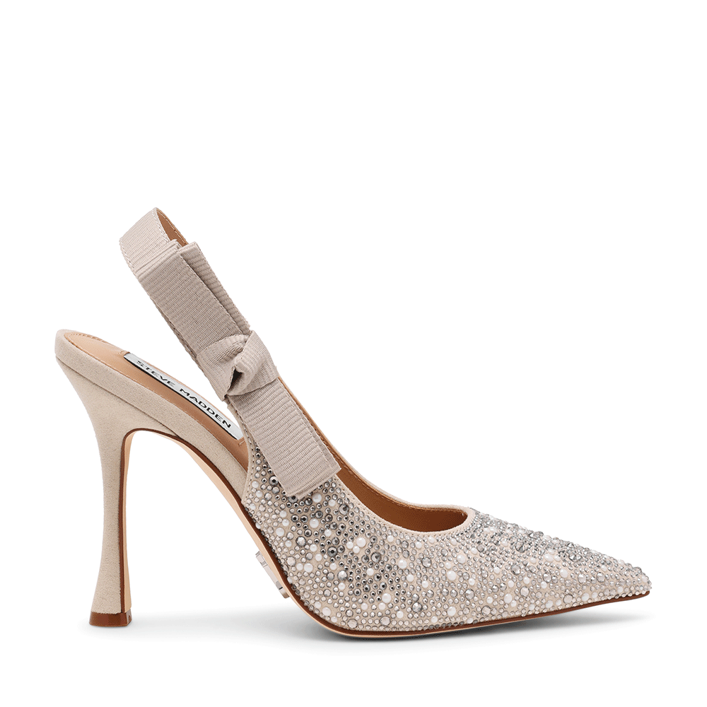 Pantofi stiletto slingback femei Steve Madden Brylie ivoire 1460DDBRYLIE-PIV