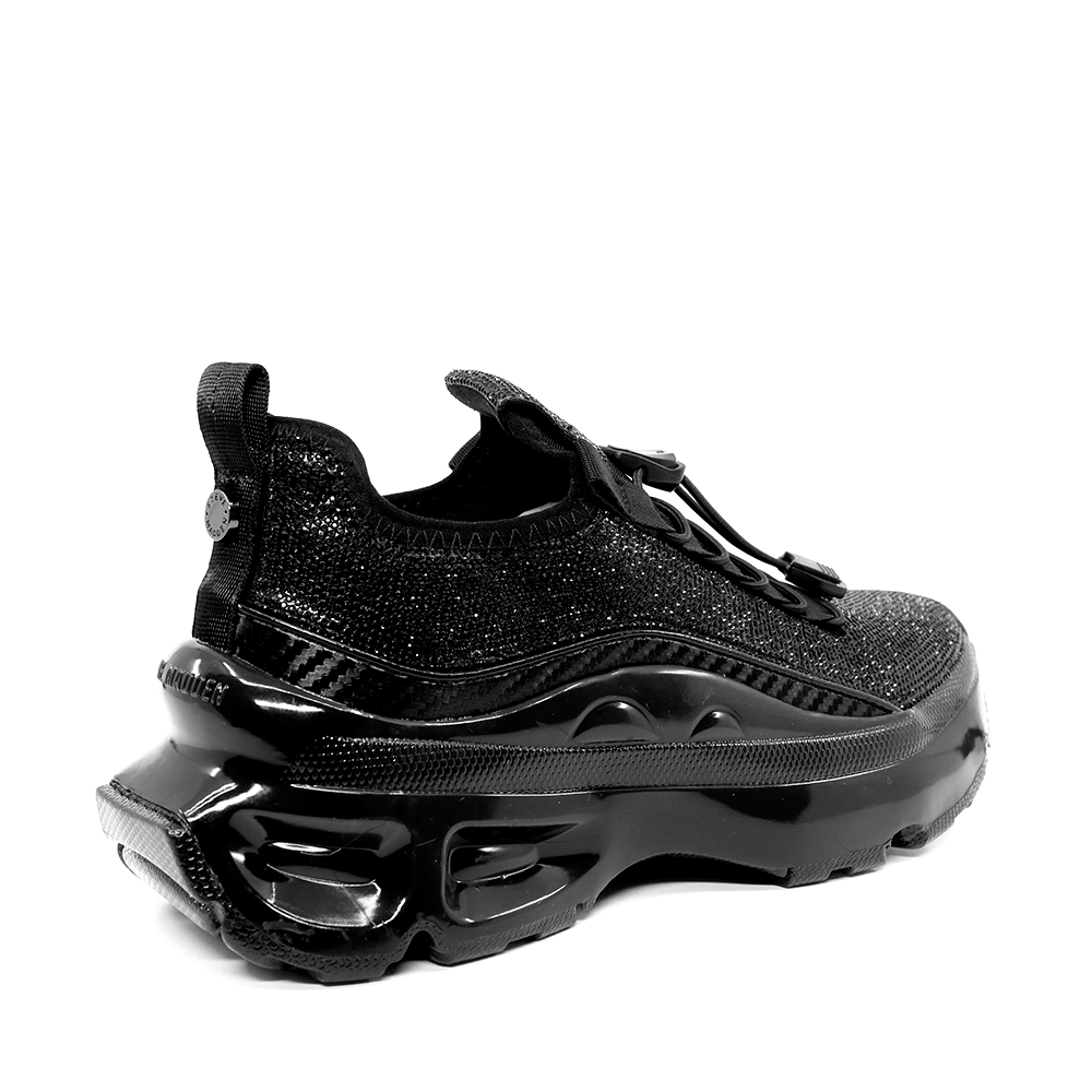 Sneakers femei Steve Madden Fabuluxe negri cu ștrasuri 1460DPFABULUXEN