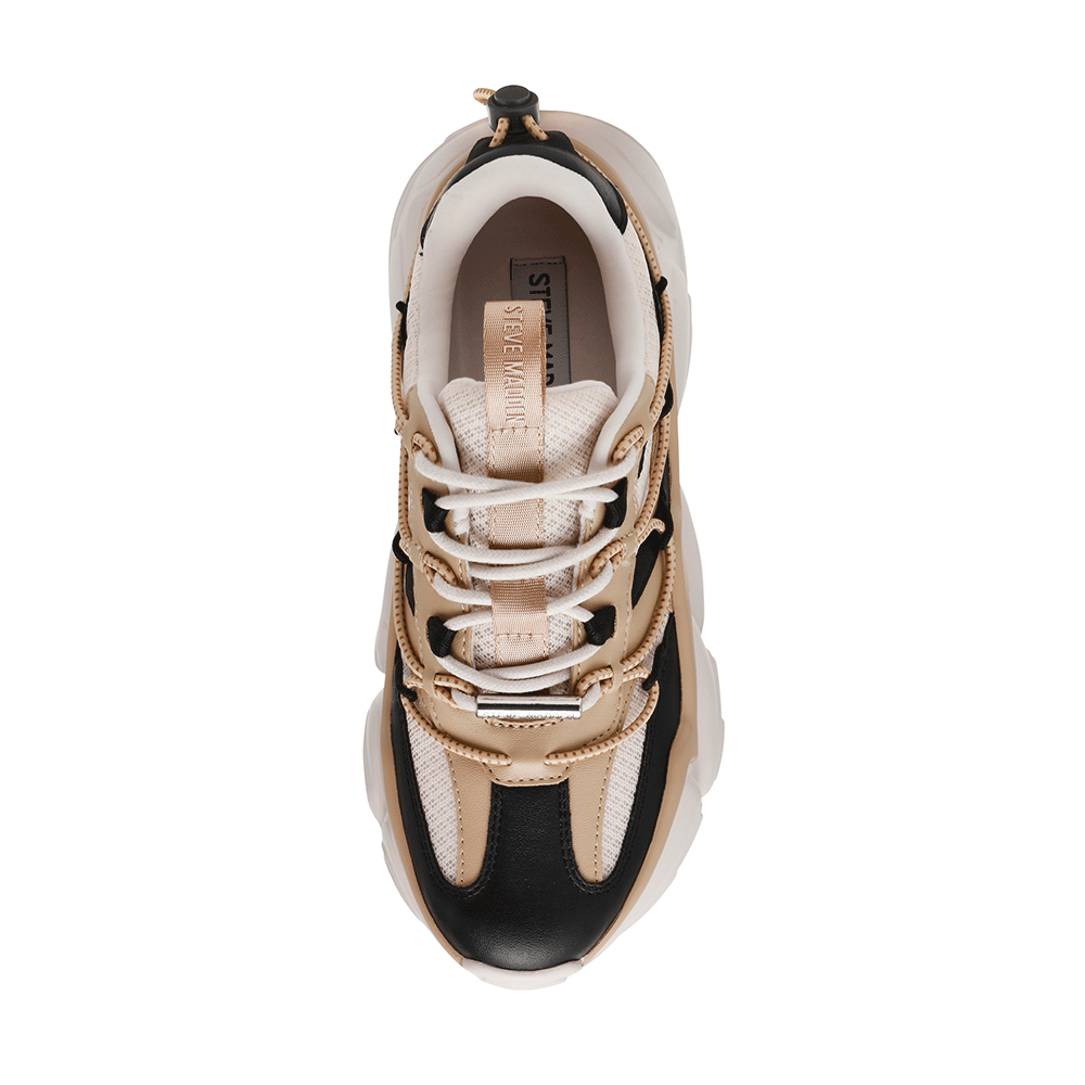 Sneakers femei Steve Madden Spectator taupe din material sintetic și textil 1469DPSPECTATORTA
