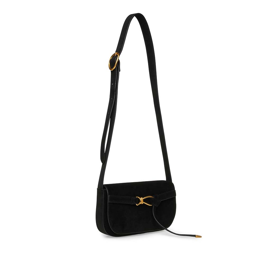 Poșetă crossbody femei Steve Madden Klare neagră din piele 1660POSPBKLAREVN - 1 | YEO