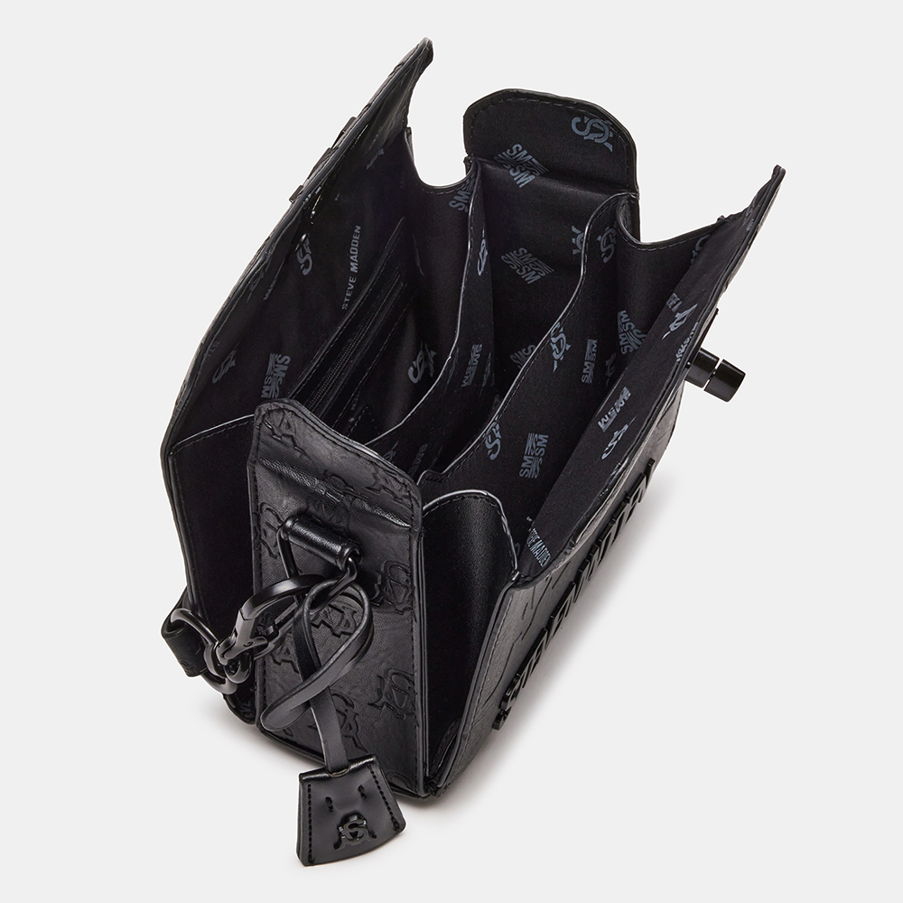 Poșetă crossbody femei Steve Madden Krome neagră 1661POSSBKROME-XN - imagine 2