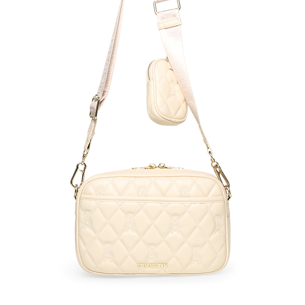 Poseta crossbody femei Steve Madden Lolli bej 1661POSSBLOLLI-9BE