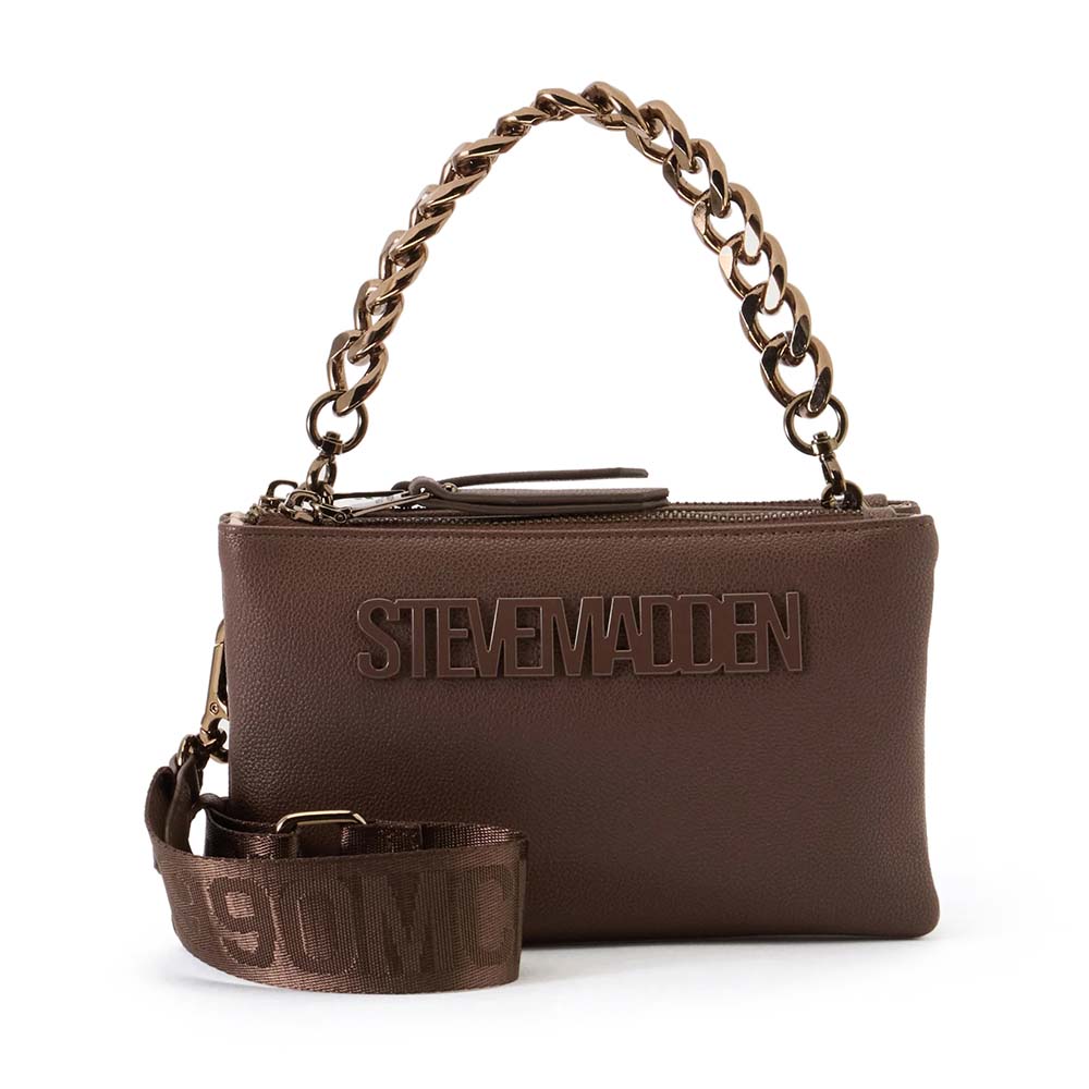 Poseta crossbody femei Steve Madden Nicco maro 1662POSSBniccoM