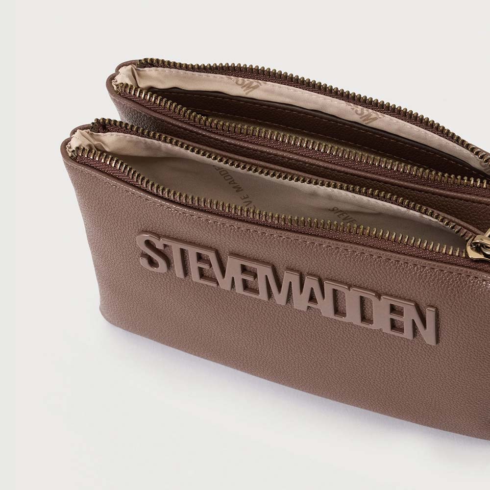 Poșetă crossbody femei Steve Madden Nicco maro 1662POSSBniccoM