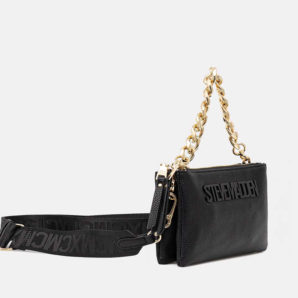 Poșetă crossbody femei Steve Madden Nicco neagră 1662POSSBniccoN — imaginea 2