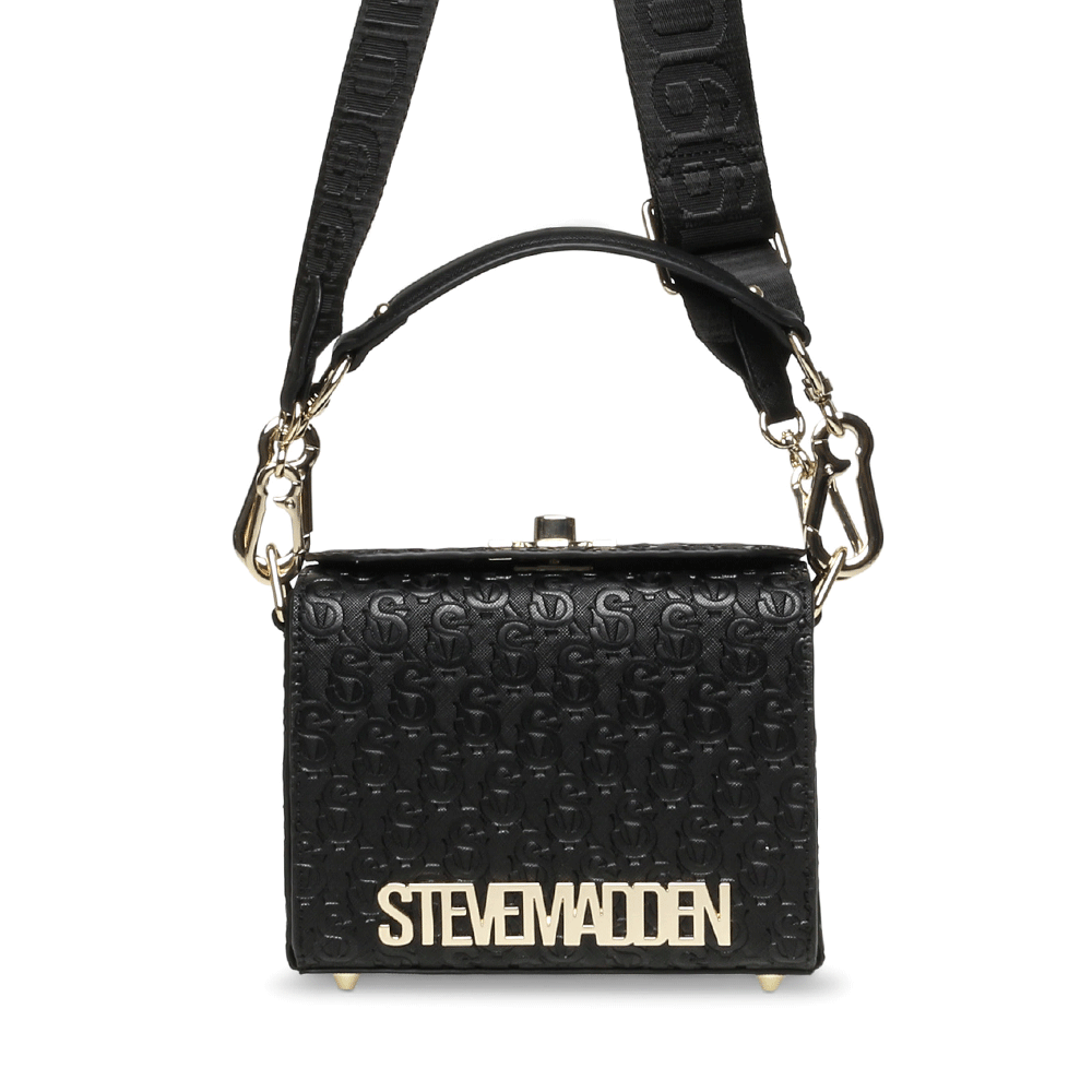 Poșetă crossbody femei Steve Madden Noya neagră 1660POSSBNOYA-EN