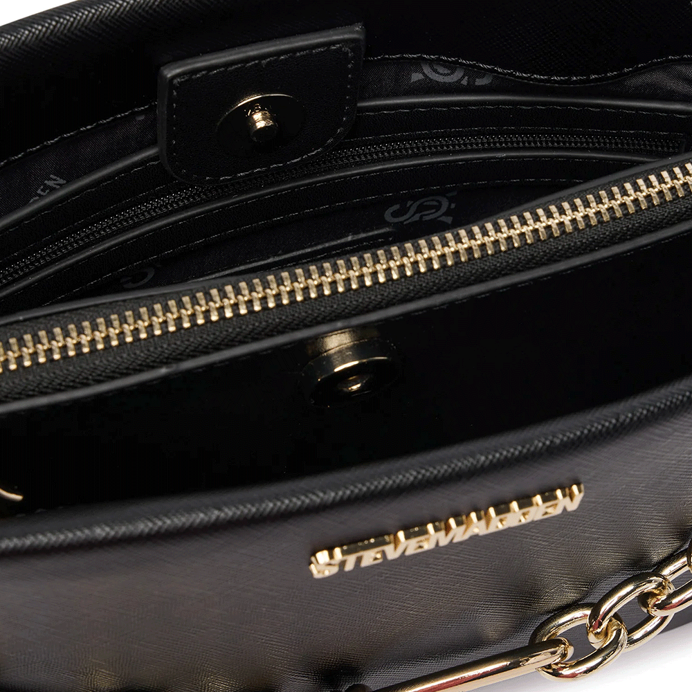 Poșetă crossbody femei Steve Madden Ross neagră 1662POSSBrossN