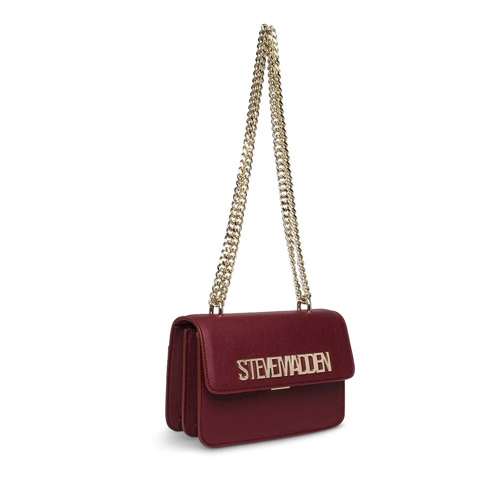 Poșetă crossbody femei Steve Madden Stakes bordo 1660POSSBSTAKES-2BO - 1 | YEO