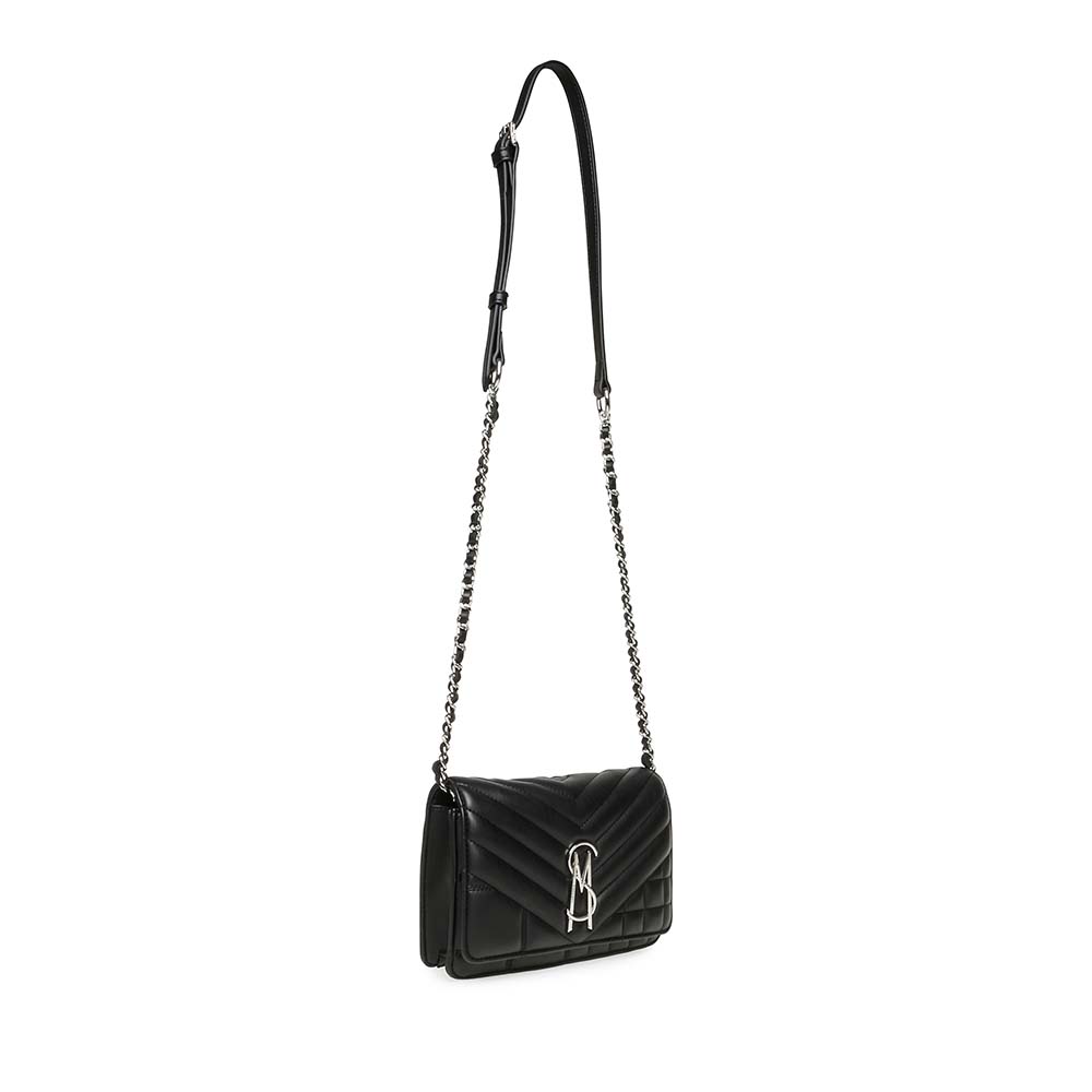 Poșetă crossbody femei Steve Madden Voler-Q neagră 1660POSSBVOLER-QN - 1 | YEO