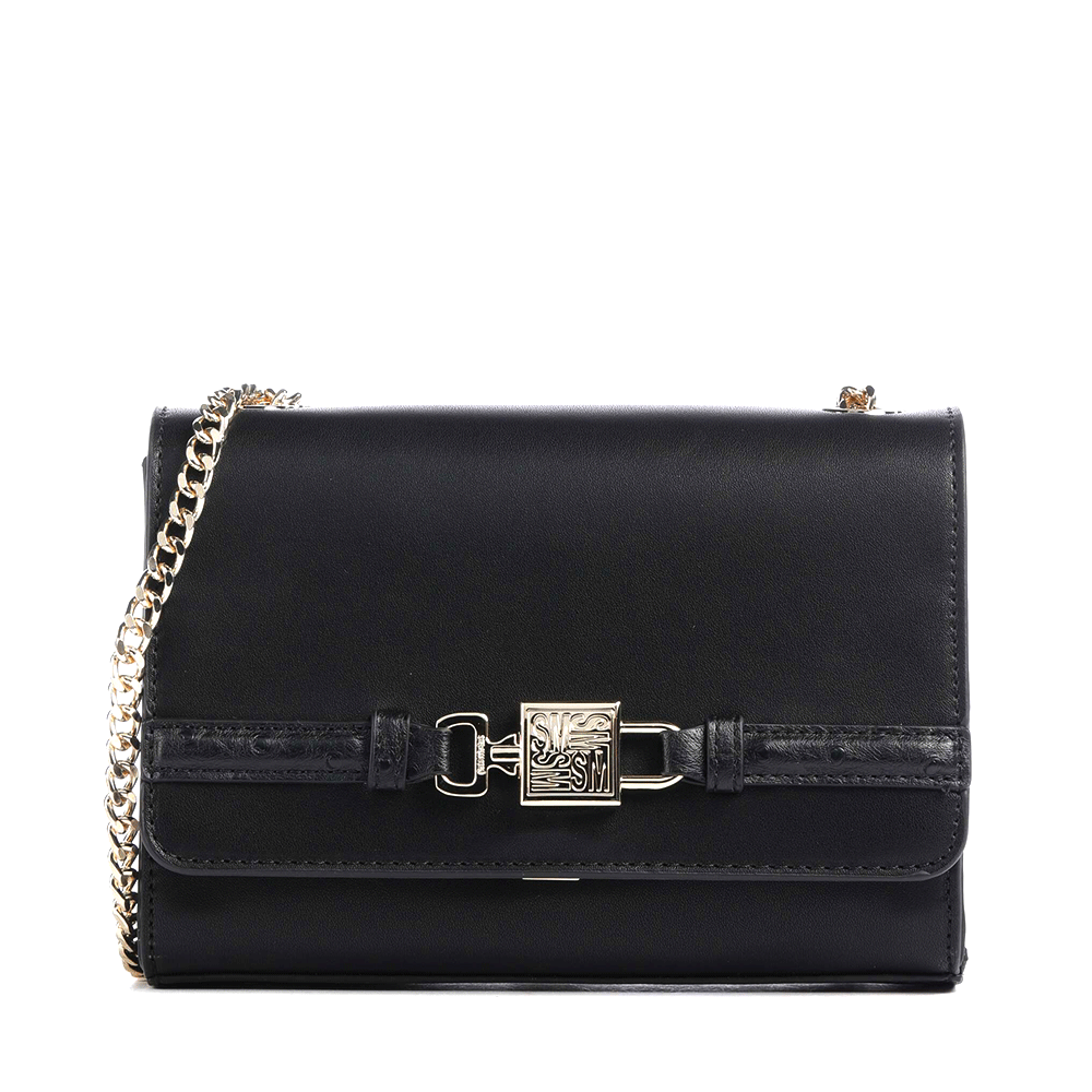 Steve Madden Poșetă crossbody femei Steve Madden Zelda neagra cu logo 1662POSSBzeldaN