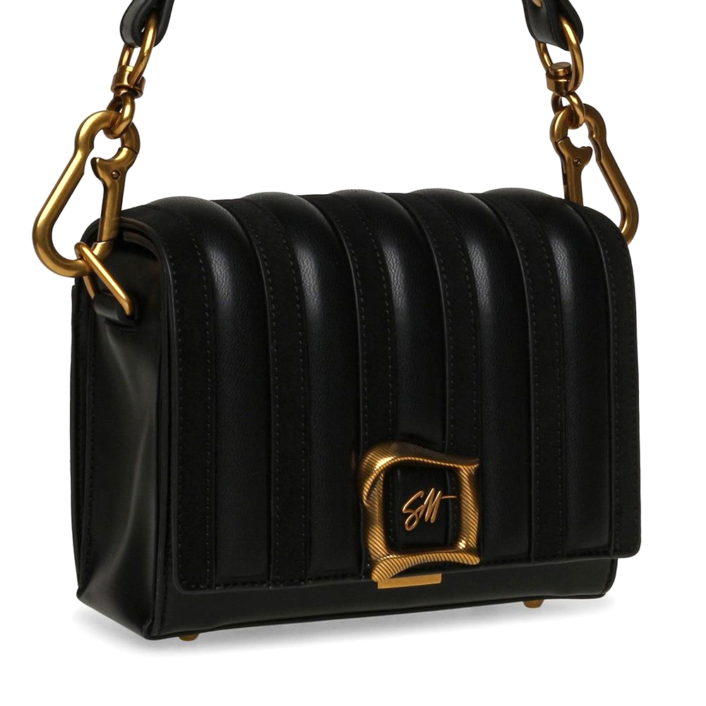 Poșetă micro tote femei Steve Madden Flick neagră 1661POSSBFLICKRN - imagine 2