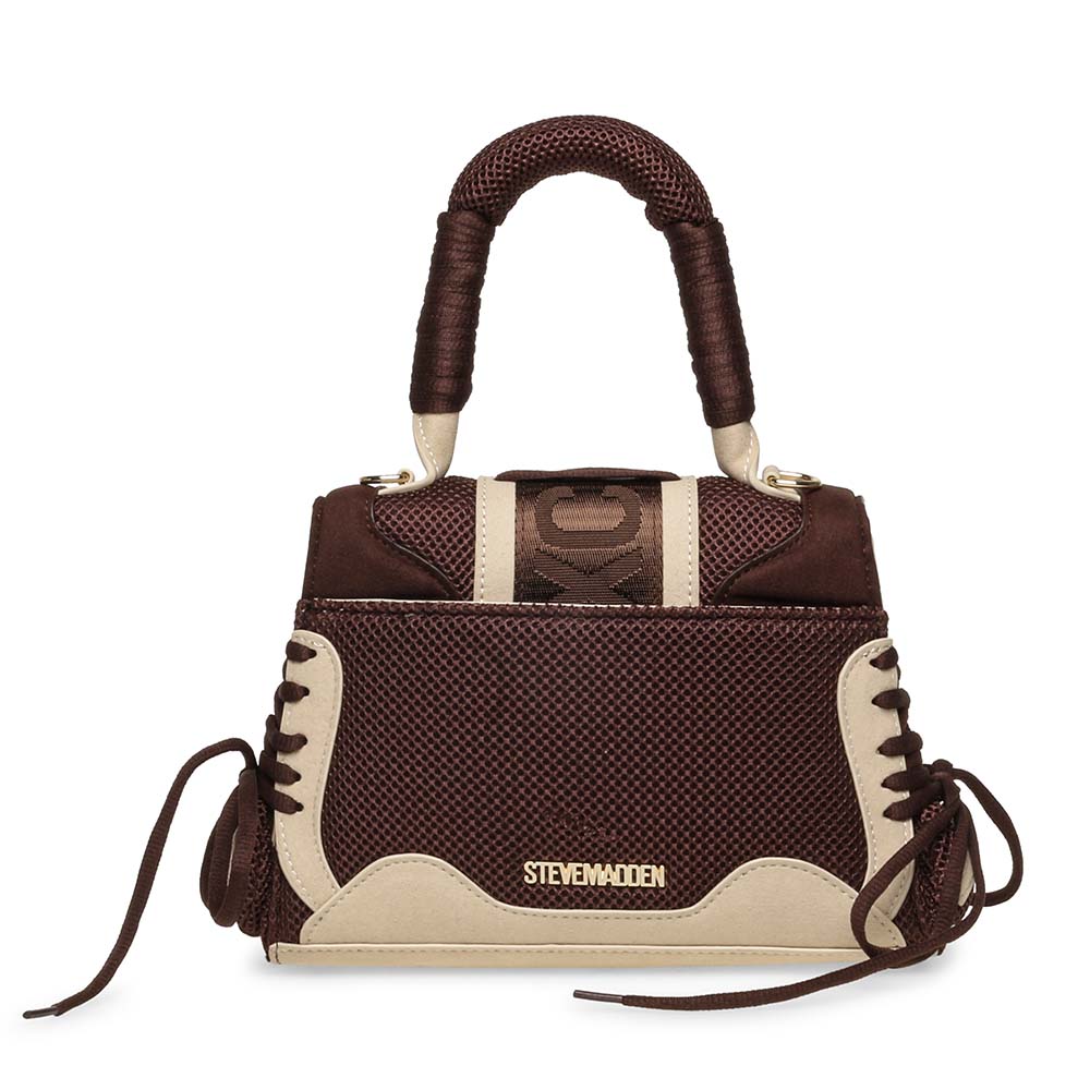 Poșetă satchel femei Steve Madden Diego maro 1662POSSBdiego-MM