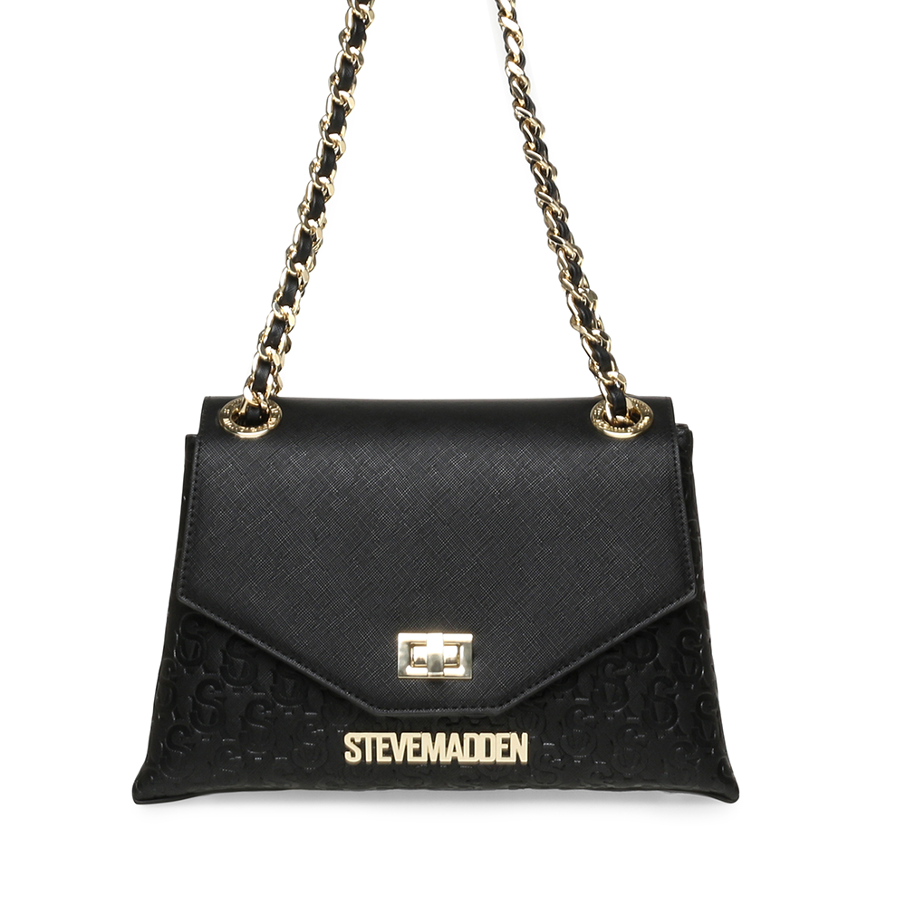 Poseta satchel femei Steve Madden Volt neagra 1661POSSBVOLT-6N