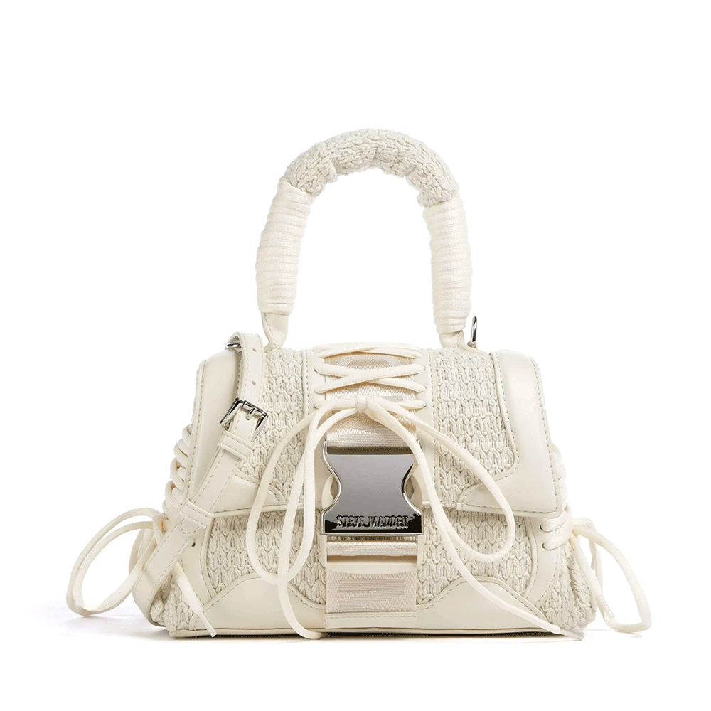 Poșetă tip satchel femei Steve Madden bej 1660POSSBDIEGO-CBE