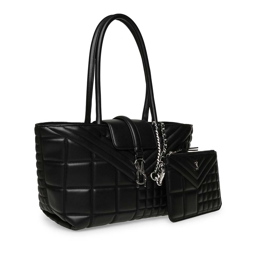Poșetă tote femei Steve Madden Flore neagră 1660POSSBFLOREN - 1 | YEO