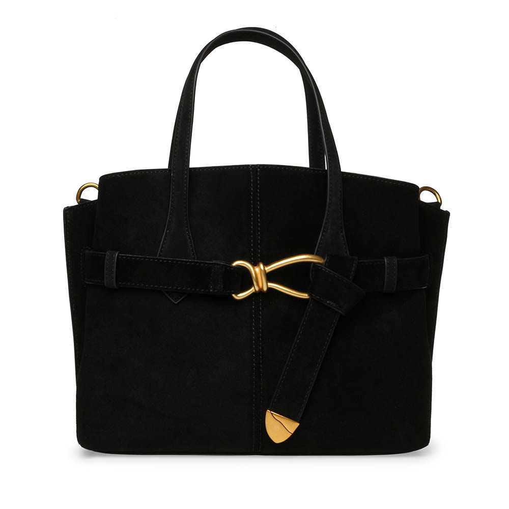 Poșetă tote femei Steve Madden Klare neagră din piele 1660POSPBSOOKIEVN